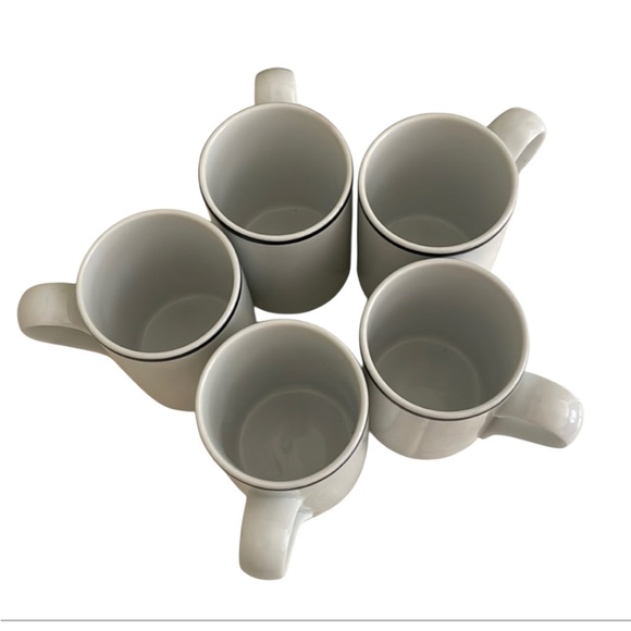 Dansk Christainshavn Bistro Mugs LOT OF 5 EUC - Picture 3 of 4